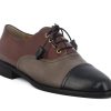 Woman PORTA ROSSA Lace-Ups | Marbela Taupe~Black Multi | Peter Sheppard Footwear