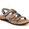 Woman VIONIC Sandals | Amber 2 Black Metallic | Peter Sheppard Footwear