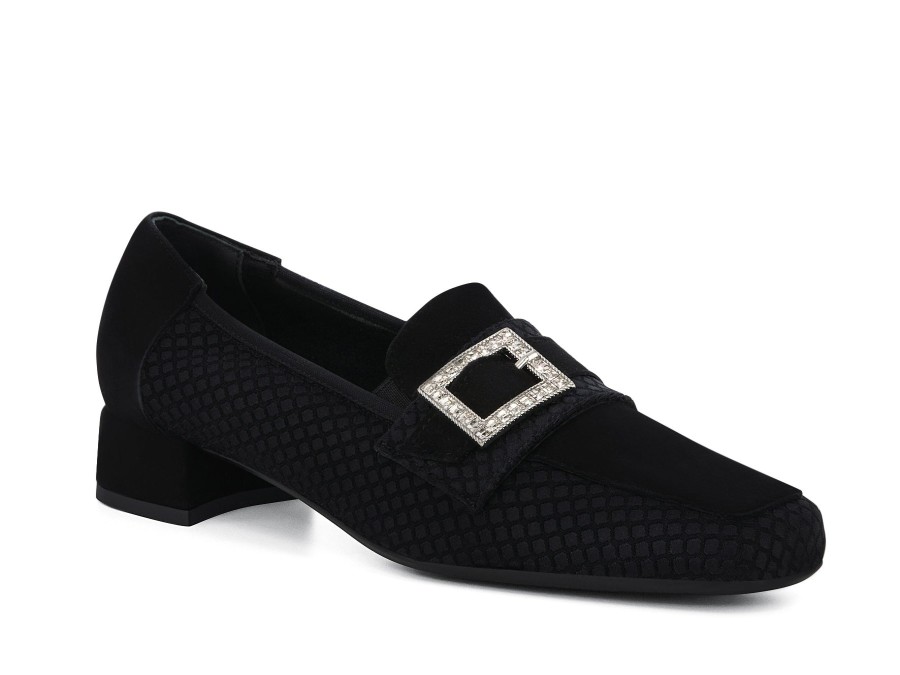 Woman SCOLARO Heels | Sultano 2 Black | Peter Sheppard Footwear