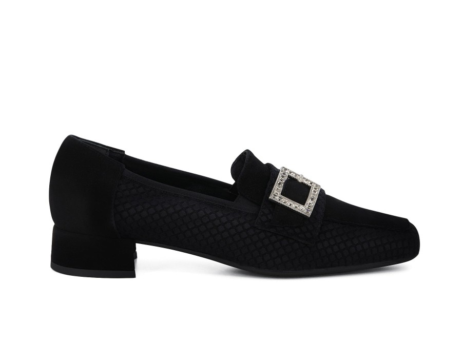 Woman SCOLARO Heels | Sultano 2 Black | Peter Sheppard Footwear