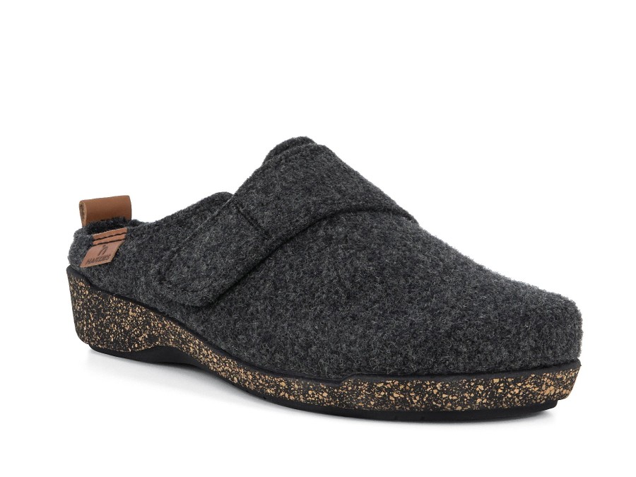 Woman HARTJES Slippers | Sven Black | Peter Sheppard Footwear