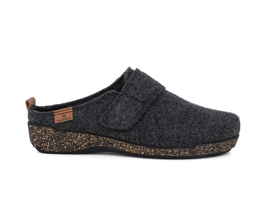 Woman HARTJES Slippers | Sven Black | Peter Sheppard Footwear