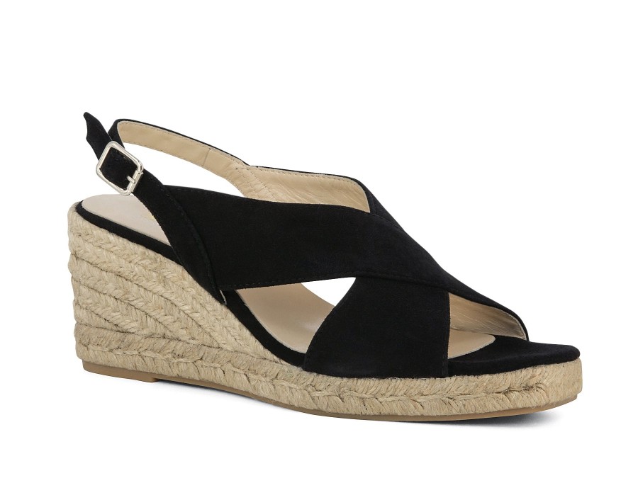 Woman SORELLE BENSONI Espadrilles | Kosma Black | Peter Sheppard Footwear