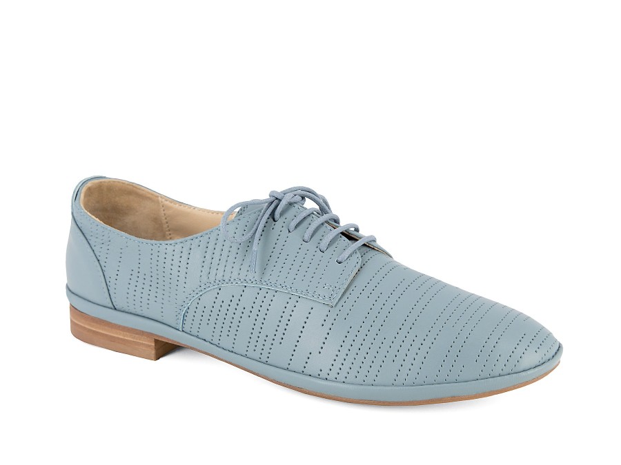 Woman CHARLES COOPER Lace-Ups | Amora China Blue | Peter Sheppard Footwear