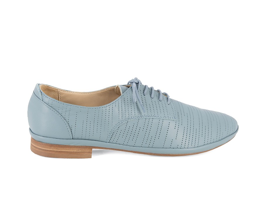 Woman CHARLES COOPER Lace-Ups | Amora China Blue | Peter Sheppard Footwear