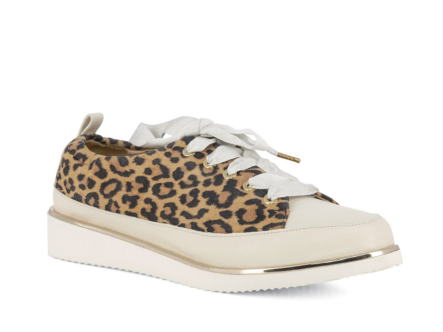 Woman CHARLES COOPER Lace-Ups | Sagata Leopard | Peter Sheppard Footwear