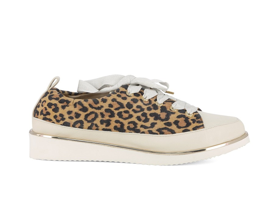 Woman CHARLES COOPER Lace-Ups | Sagata Leopard | Peter Sheppard Footwear