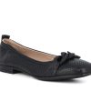 Woman HISPANITAS Ballerina Flats | Hastie Black | Peter Sheppard Footwear