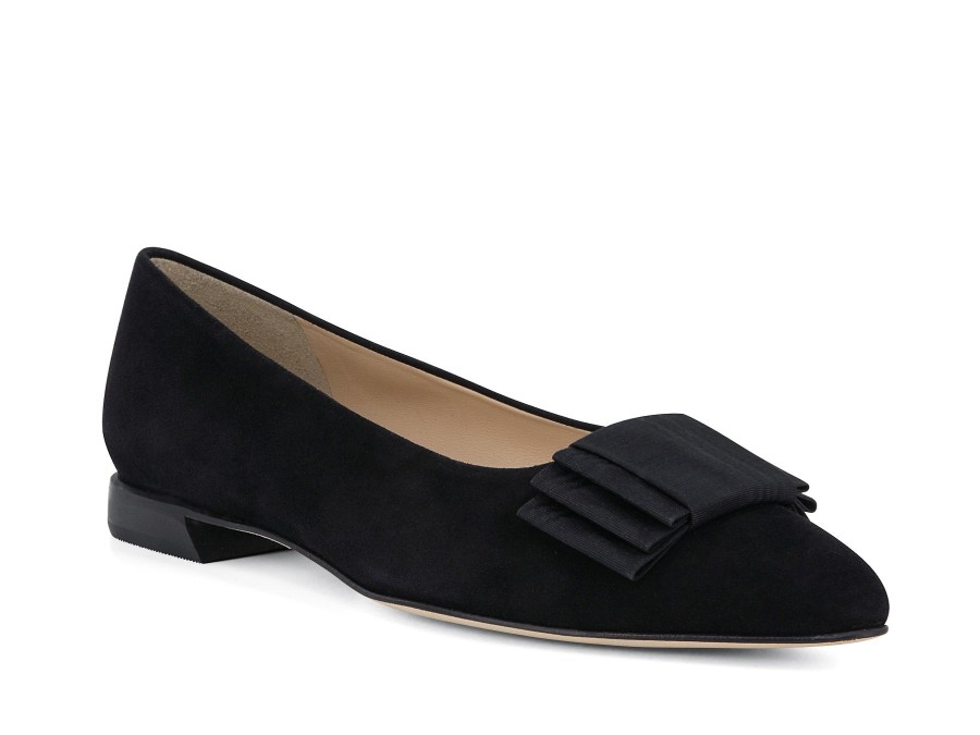 Woman BRUNATE Ballerina Flats | Berlin Black | Peter Sheppard Footwear