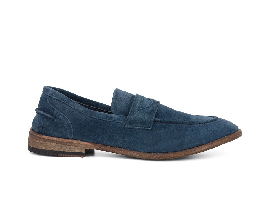 Man CALPIERRE Slip Ons | Capitano Navy | Peter Sheppard Footwear