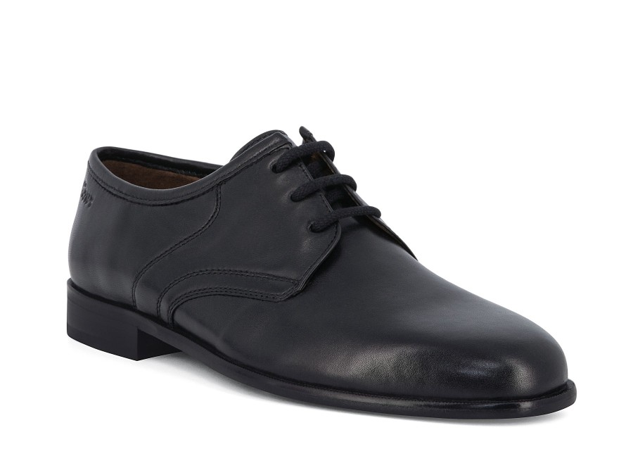 Man SIOUX Dress Shoes | Rochester Black | Peter Sheppard Footwear