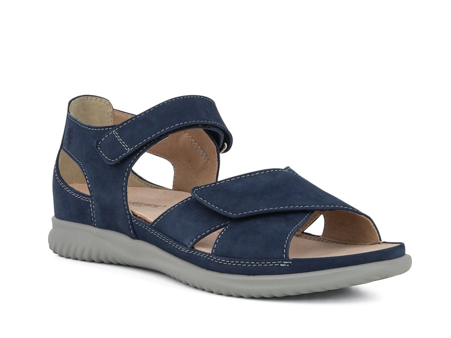 Woman HARTJES Sandals | 111332 Navy | Peter Sheppard Footwear