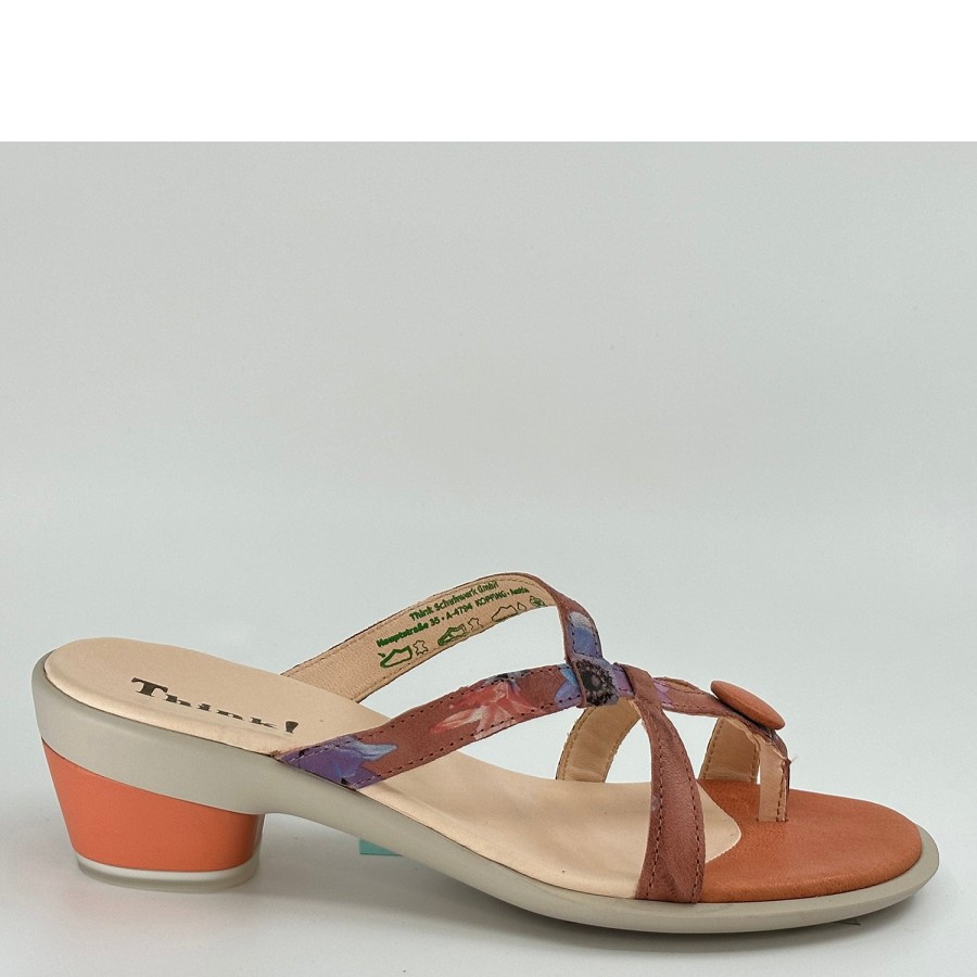 Woman THINK OUTLET Slides | 3-000783 Brick | Peter Sheppard Footwear