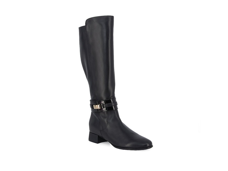 Woman GIANNI BILLERI Long Boots | Graeson Black | Peter Sheppard Footwear