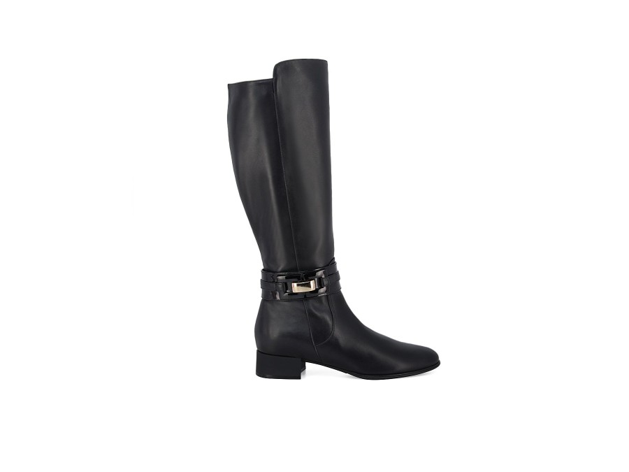 Woman GIANNI BILLERI Long Boots | Graeson Black | Peter Sheppard Footwear