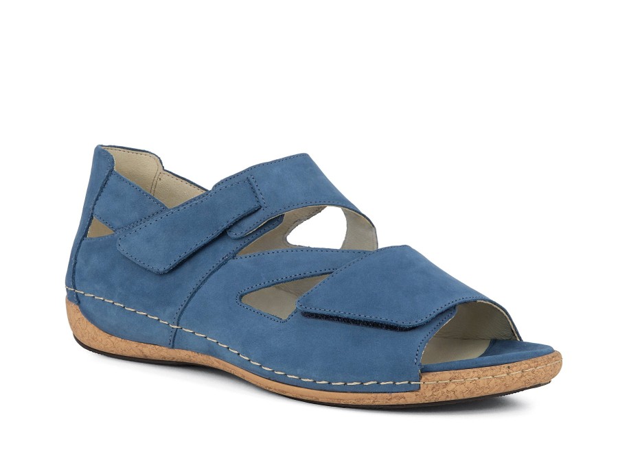 Woman WALDLAUFER Sandals | Wilkie Blue | Peter Sheppard Footwear