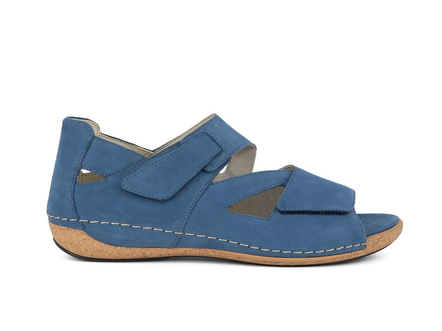 Woman WALDLAUFER Sandals | Wilkie Blue | Peter Sheppard Footwear