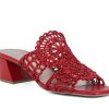 Woman MASCARO Heels | Macie Red | Peter Sheppard Footwear