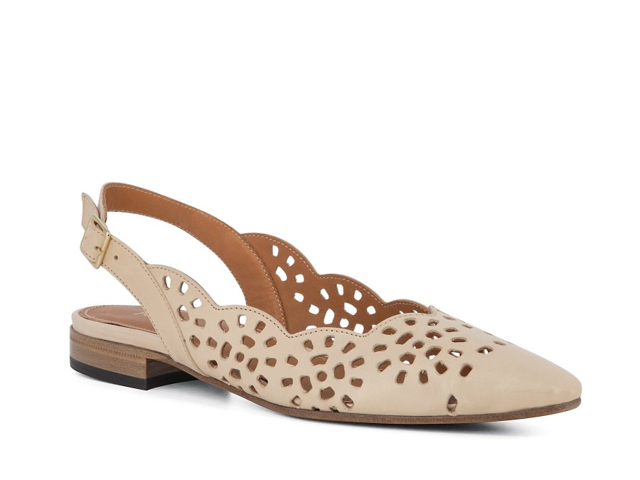 Woman PORTA ROSSA Ballerina Flats | Marino Nude | Peter Sheppard Footwear