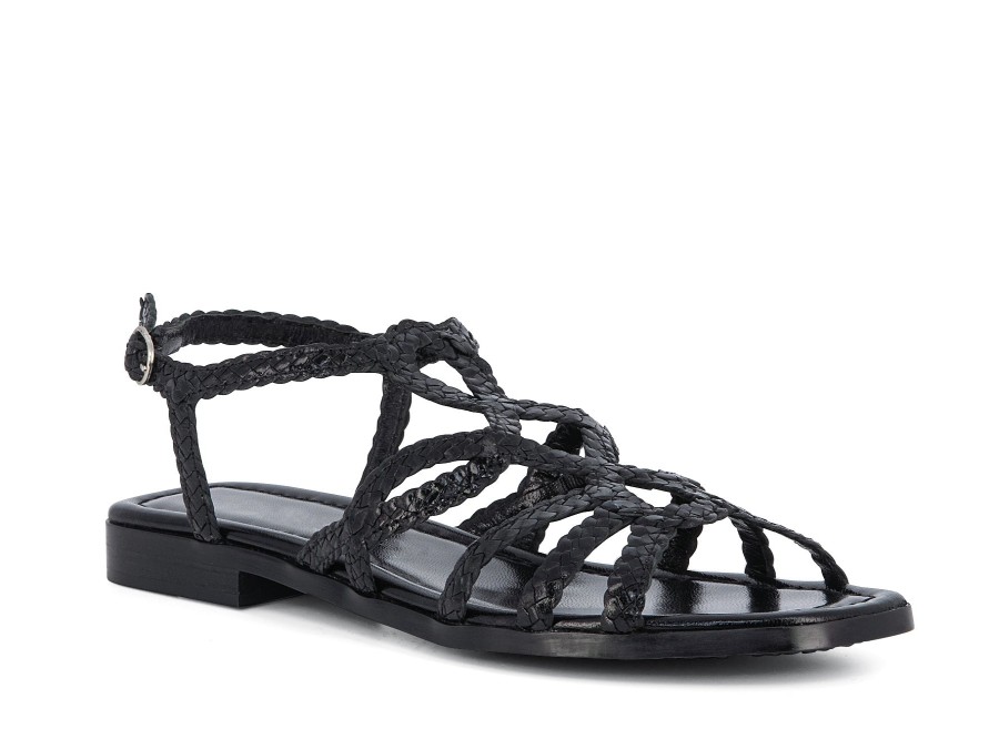 Woman PONS QUINTANA Sandals | Narciso Black | Peter Sheppard Footwear