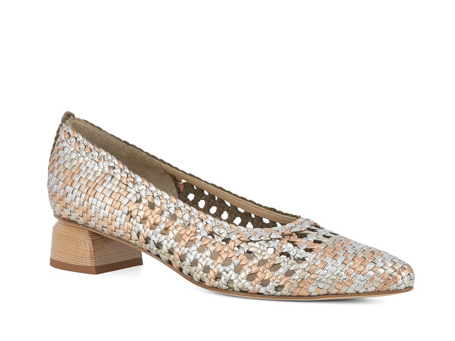 Woman BRUNATE Heels | Borselli Multi Metallic | Peter Sheppard Footwear