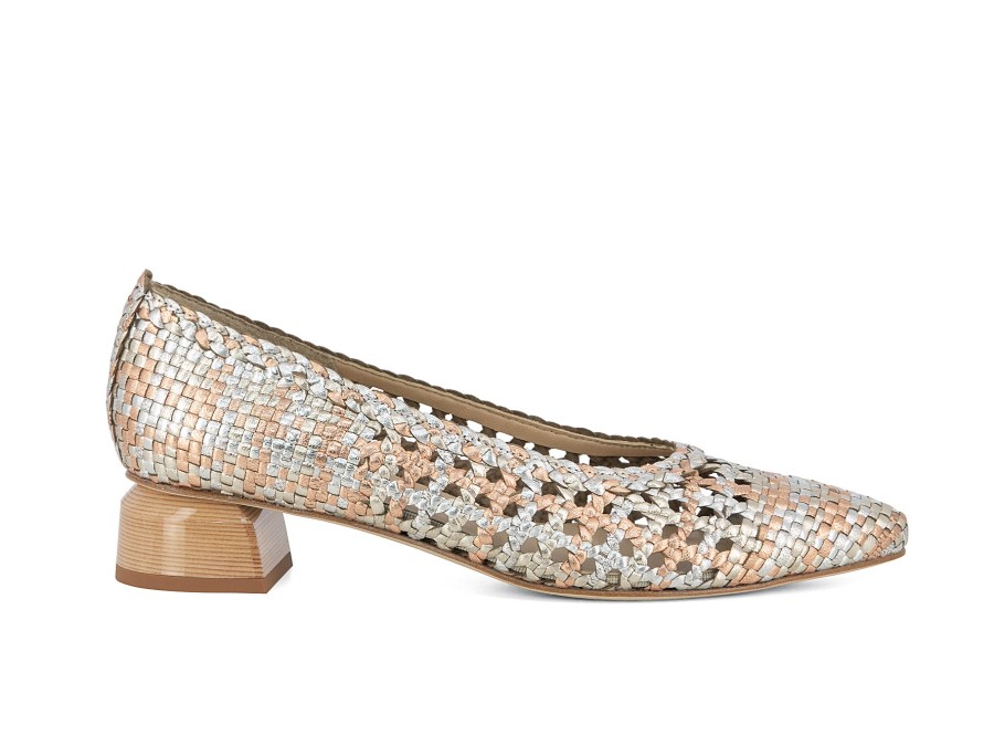 Woman BRUNATE Heels | Borselli Multi Metallic | Peter Sheppard Footwear