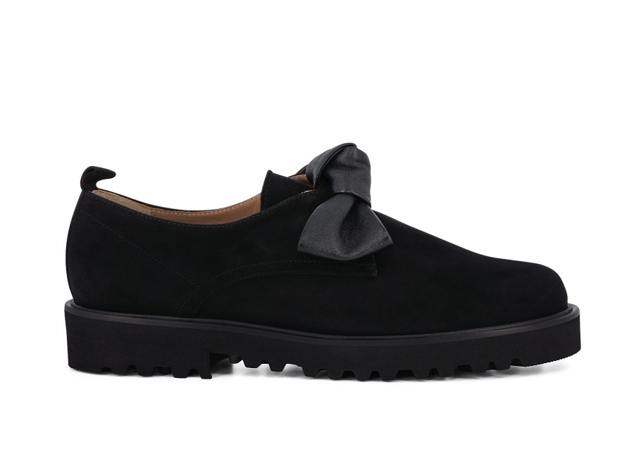 Woman VIA MERCANTI Slip-Ons | Vasso Black | Peter Sheppard Footwear