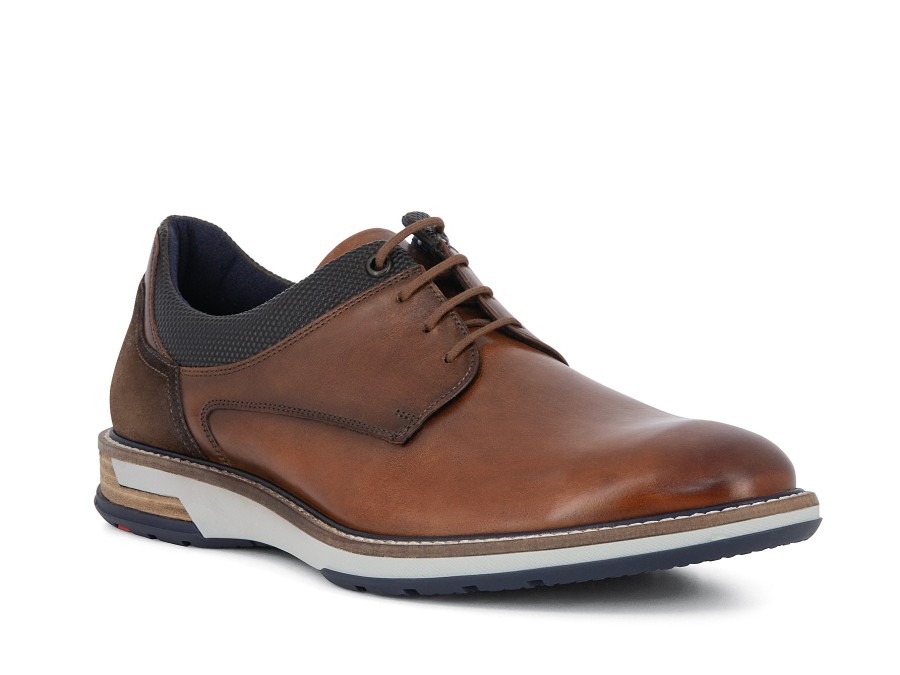 Man LLOYD Lace-Ups | Gabrio 2 Cognac | Peter Sheppard Footwear