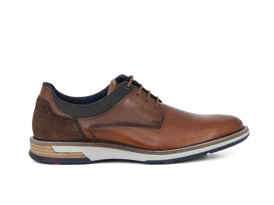 Man LLOYD Lace-Ups | Gabrio 2 Cognac | Peter Sheppard Footwear