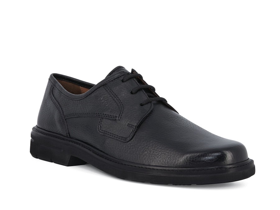 Man SIOUX Dress Shoes | Mathias Black | Peter Sheppard Footwear