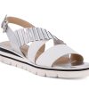 Woman LUCA GROSSI Sandals | Loot White~Silver Multi | Peter Sheppard Footwear