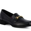 Woman MUNRO Slip-Ons | Gryffin Black | Peter Sheppard Footwear