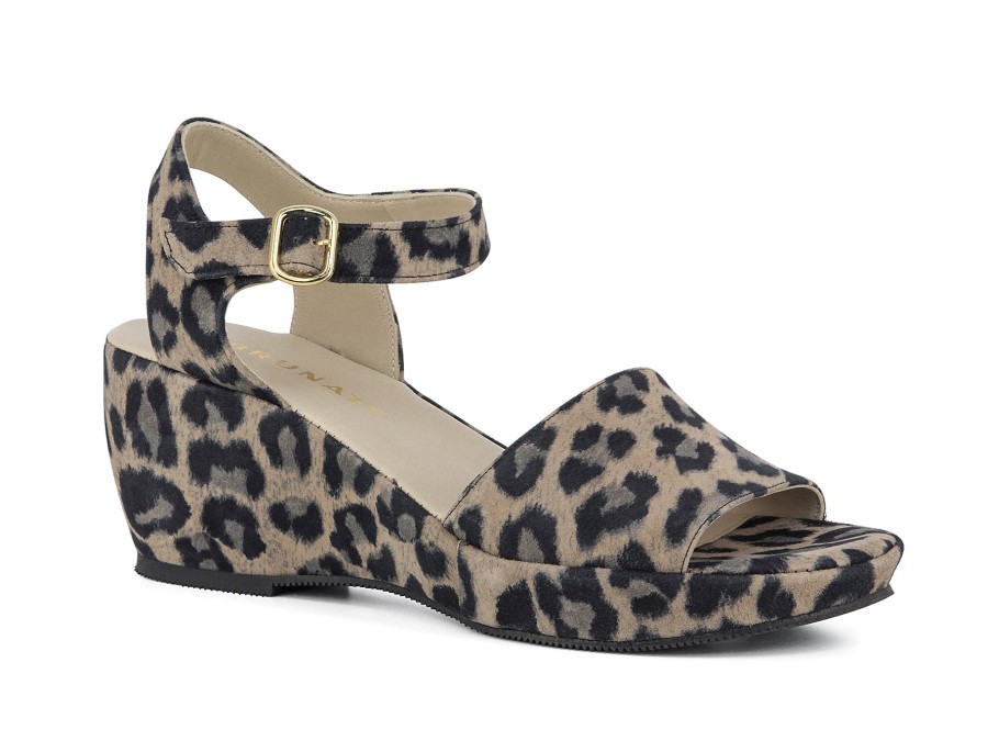 Woman BRUNATE Sandals | Bibby Leopard | Peter Sheppard Footwear