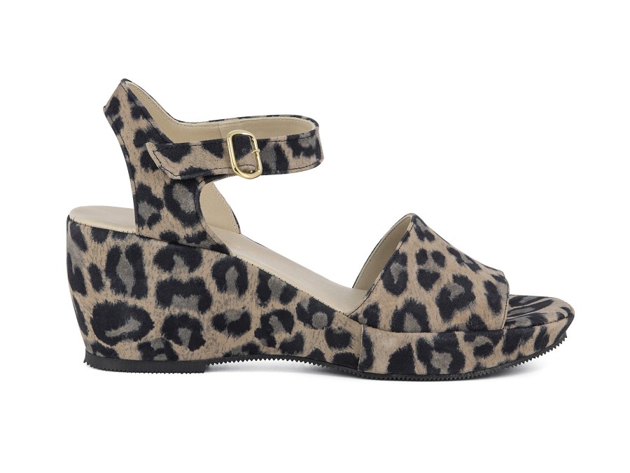 Woman BRUNATE Sandals | Bibby Leopard | Peter Sheppard Footwear