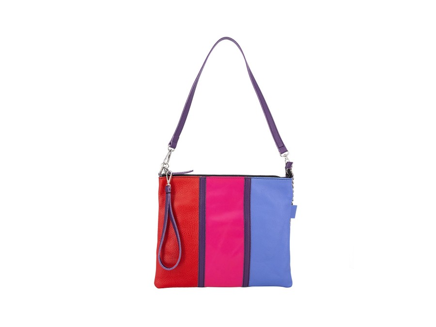 Woman BISBAGS Handbags & Wallets | Big Nard Violet Multi | Peter Sheppard Footwear