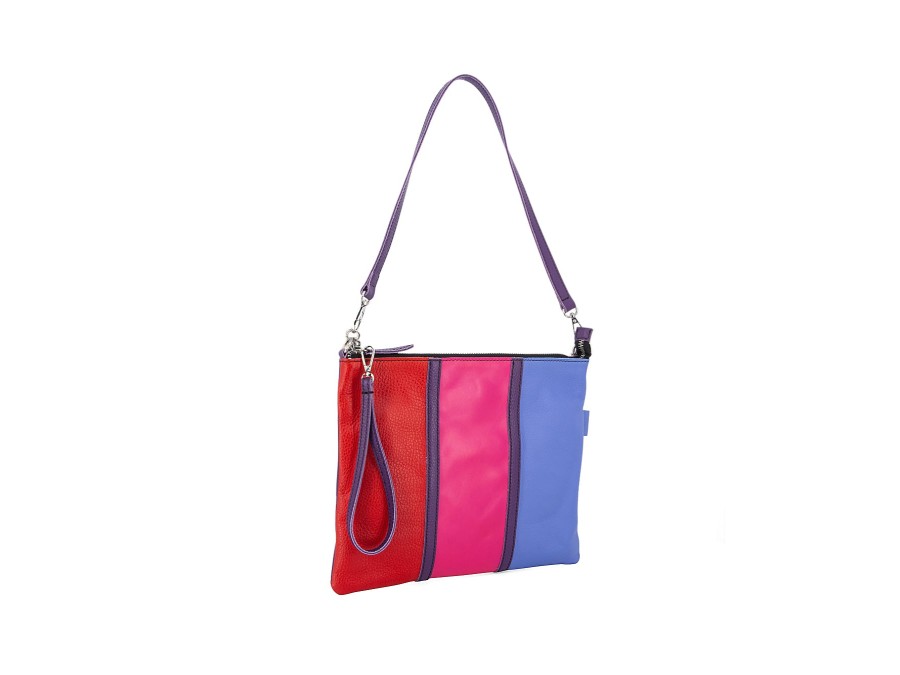 Woman BISBAGS Handbags & Wallets | Big Nard Violet Multi | Peter Sheppard Footwear