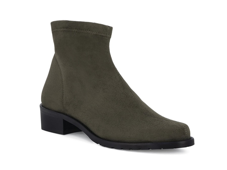 Woman PETER SHEPPARD Ankle Boots | Cinzias Olive Green | Peter Sheppard Footwear