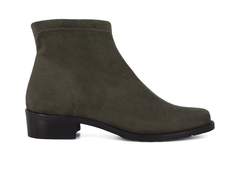 Woman PETER SHEPPARD Ankle Boots | Cinzias Olive Green | Peter Sheppard Footwear