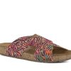 Woman HAFLINGER Slides | Mio Jungle Multi | Peter Sheppard Footwear