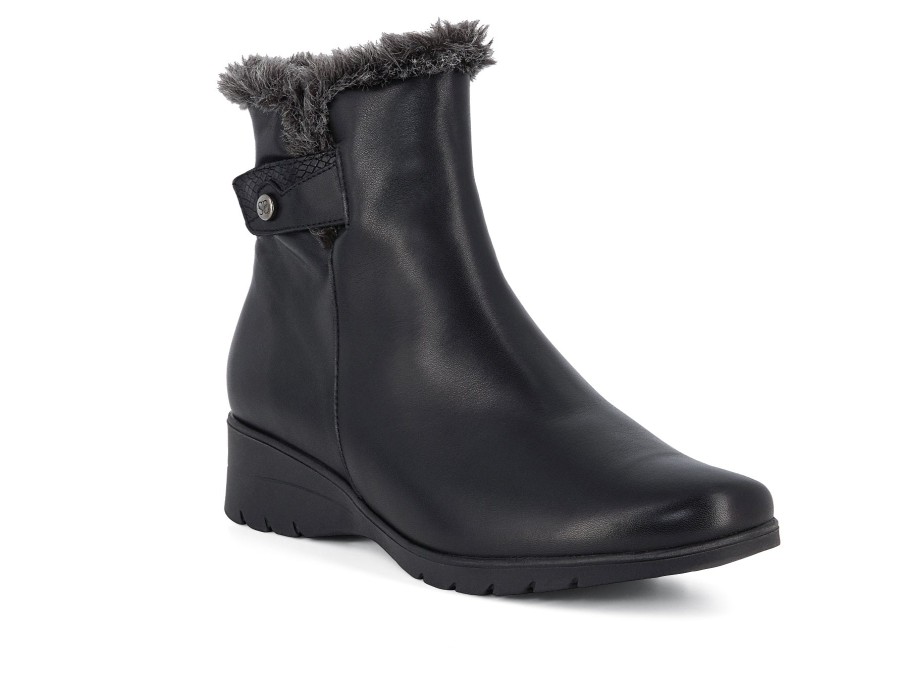 Woman PIESANTO Ankle Boots | Perisher Black | Peter Sheppard Footwear