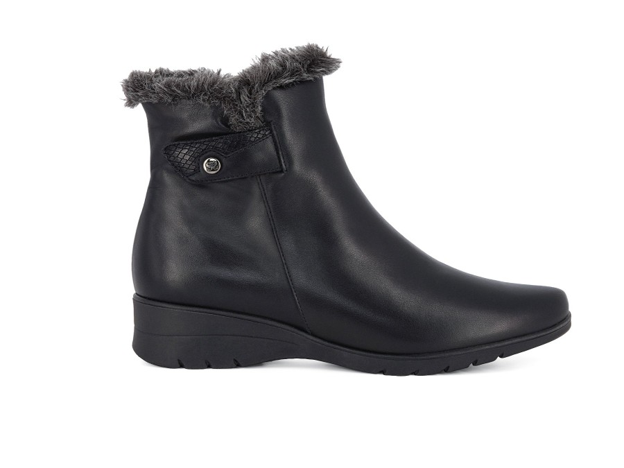 Woman PIESANTO Ankle Boots | Perisher Black | Peter Sheppard Footwear