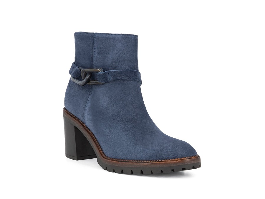 Woman SOFTWAVES Ankle Boots | Safira Denim | Peter Sheppard Footwear