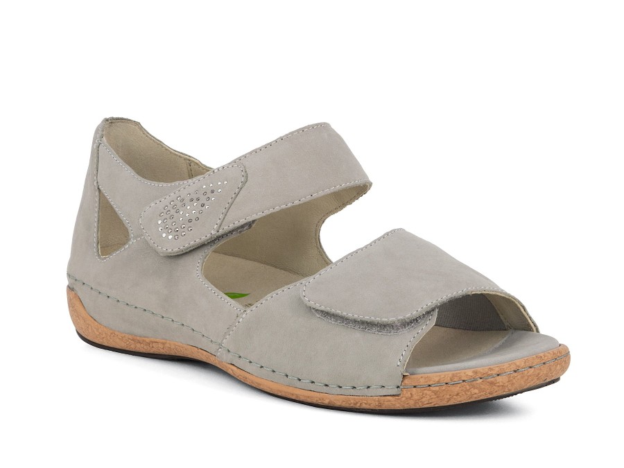 Woman WALDLAUFER Sandals | Wetern Grey | Peter Sheppard Footwear