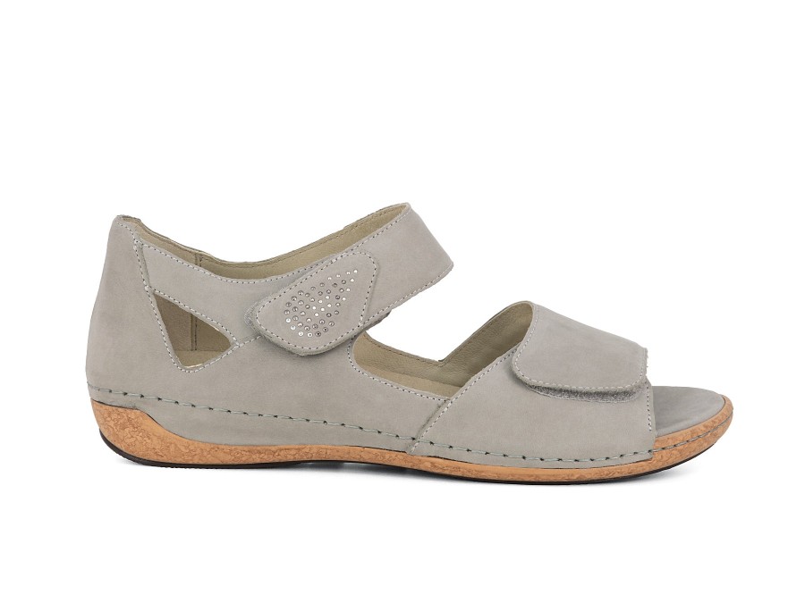 Woman WALDLAUFER Sandals | Wetern Grey | Peter Sheppard Footwear