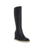 Woman SOFTWAVES Long Boots | Samoyed Black | Peter Sheppard Footwear