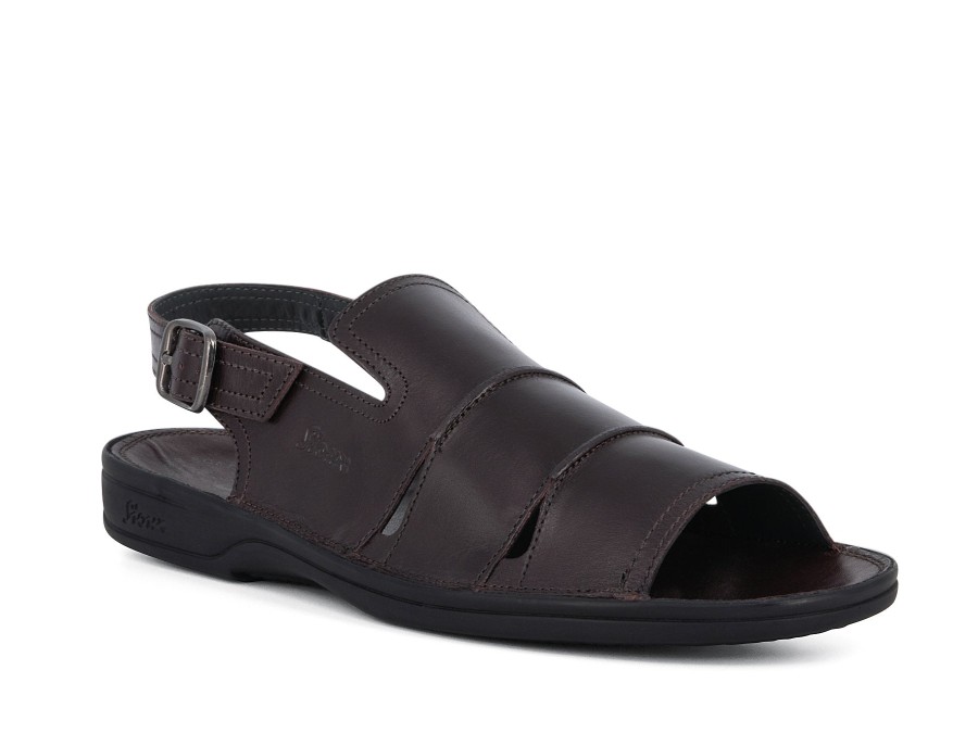 Man SIOUX Sandals | Venezuela Bordeaux | Peter Sheppard Footwear