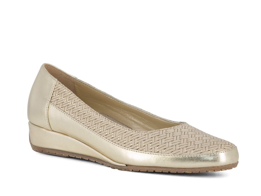 Woman LUCA GROSSI Wedges | Logan Gold | Peter Sheppard Footwear