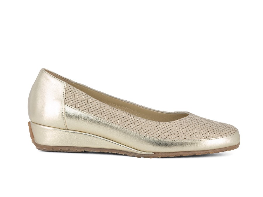 Woman LUCA GROSSI Wedges | Logan Gold | Peter Sheppard Footwear