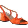 Woman LE GAZZELLE Sandals | Ladan Orange | Peter Sheppard Footwear