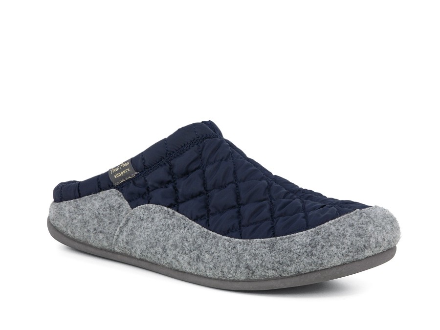 Man TONI PONS Slippers | Nadir Navy | Peter Sheppard Footwear